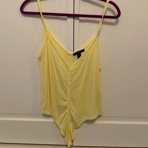Forever 21 Yellow tank top